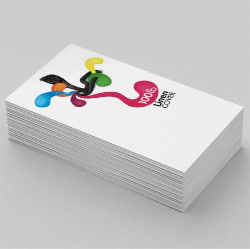 Linen Uncoated Business Cards